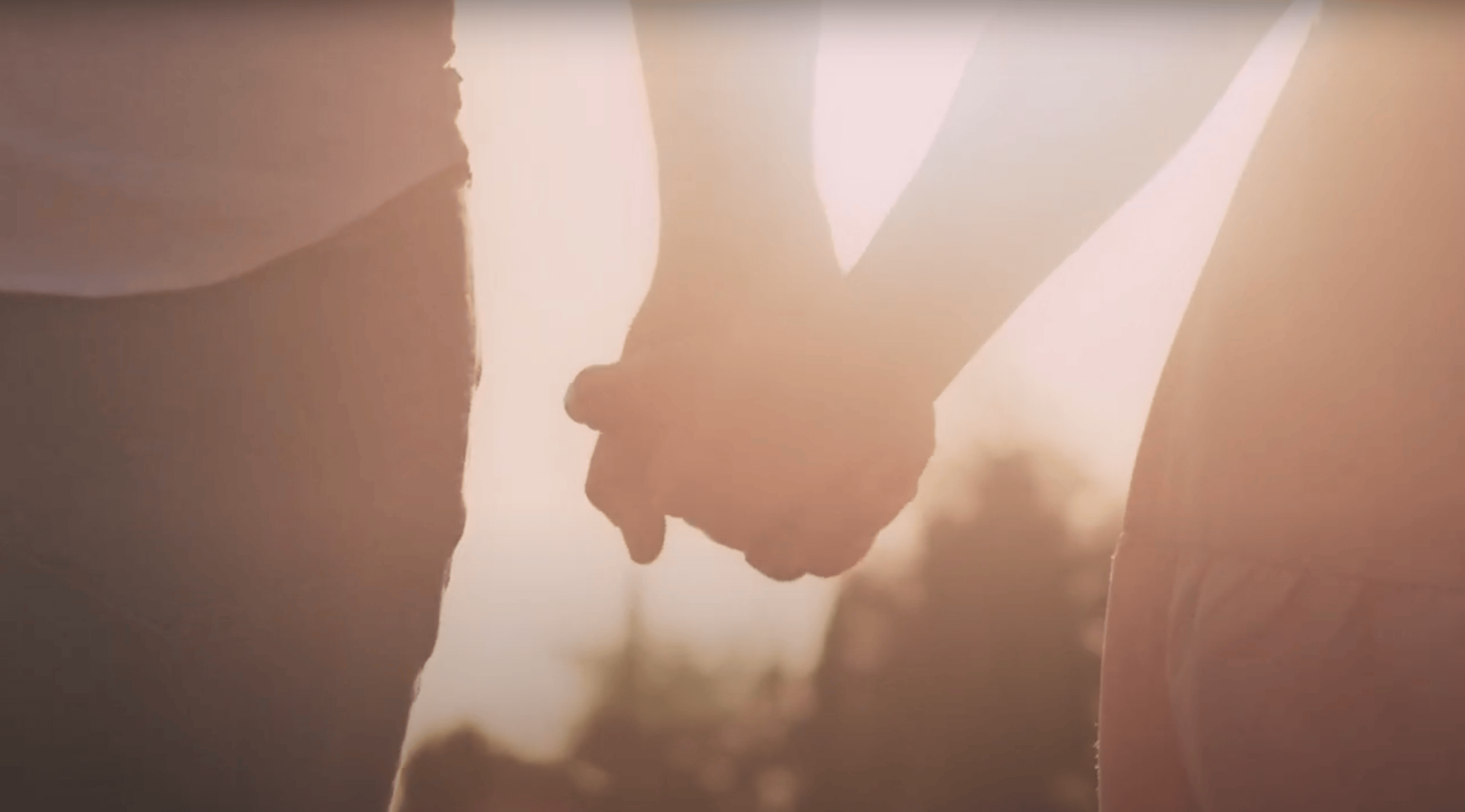holding hands